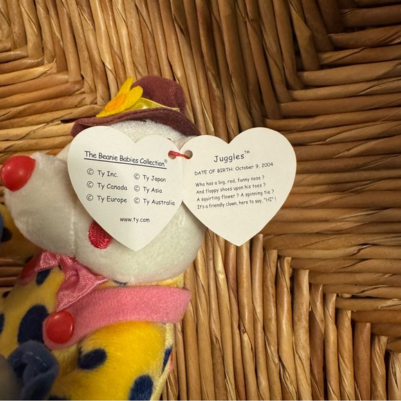 Original Ty Juggles the clown beanie babies - Picture 5 of 5